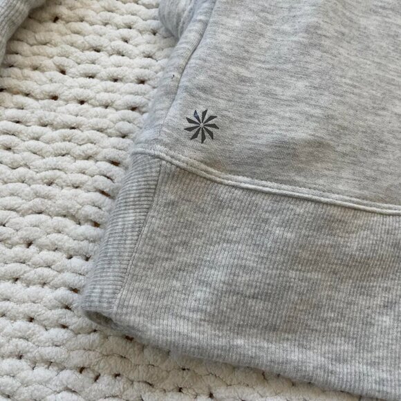 Athleta Girls Wrap 'n' Roll Cozy Grey Cardigan Sweater - Size XL - Picture 4 of 8